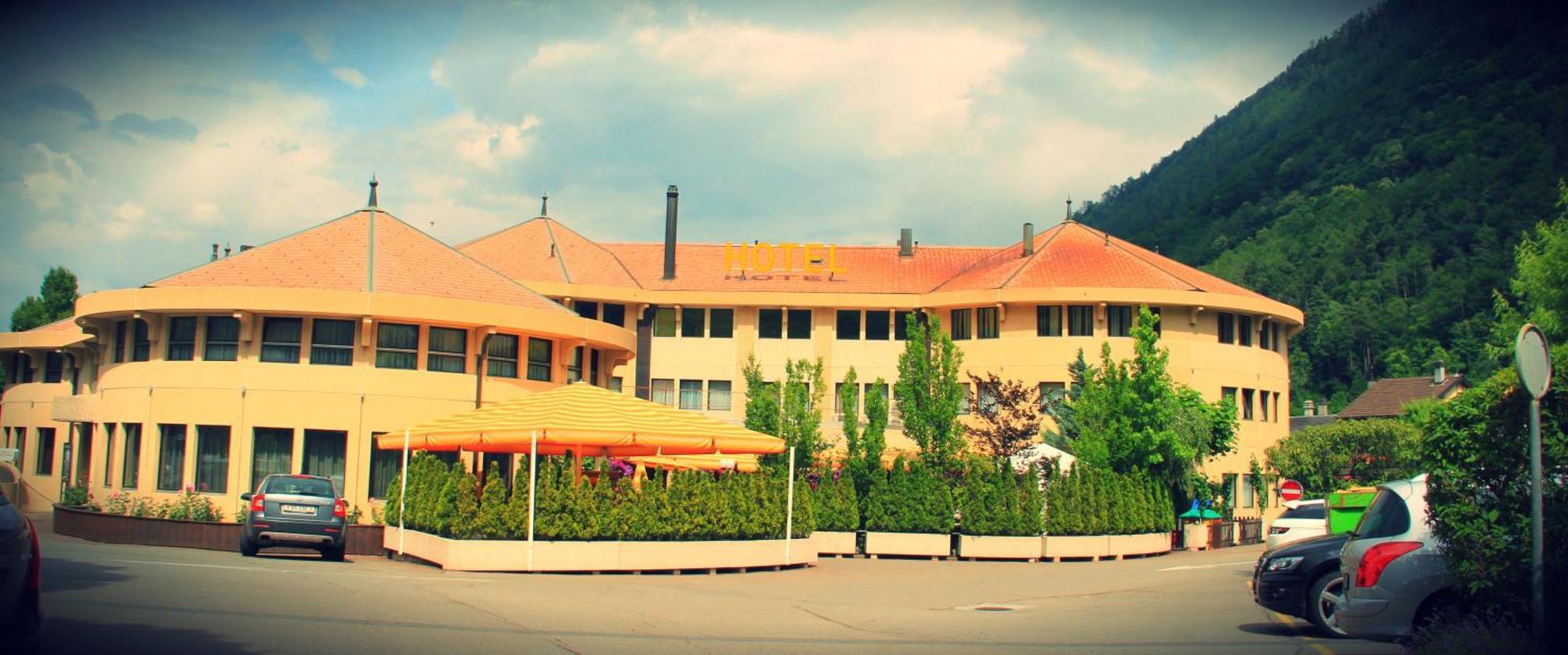 Martigny Hotel Restaurant La Porte D'Octodure מראה חיצוני תמונה